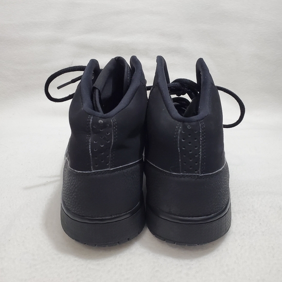 Jordan Executive Solid Black Mid Top Sneakers - Picture 4 of 6